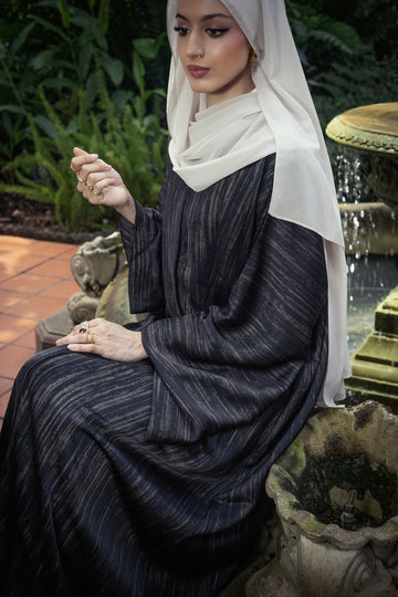 Aseela abaya Black