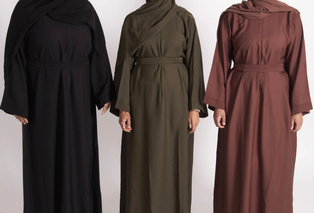 Maternity Essential Abaya - Black