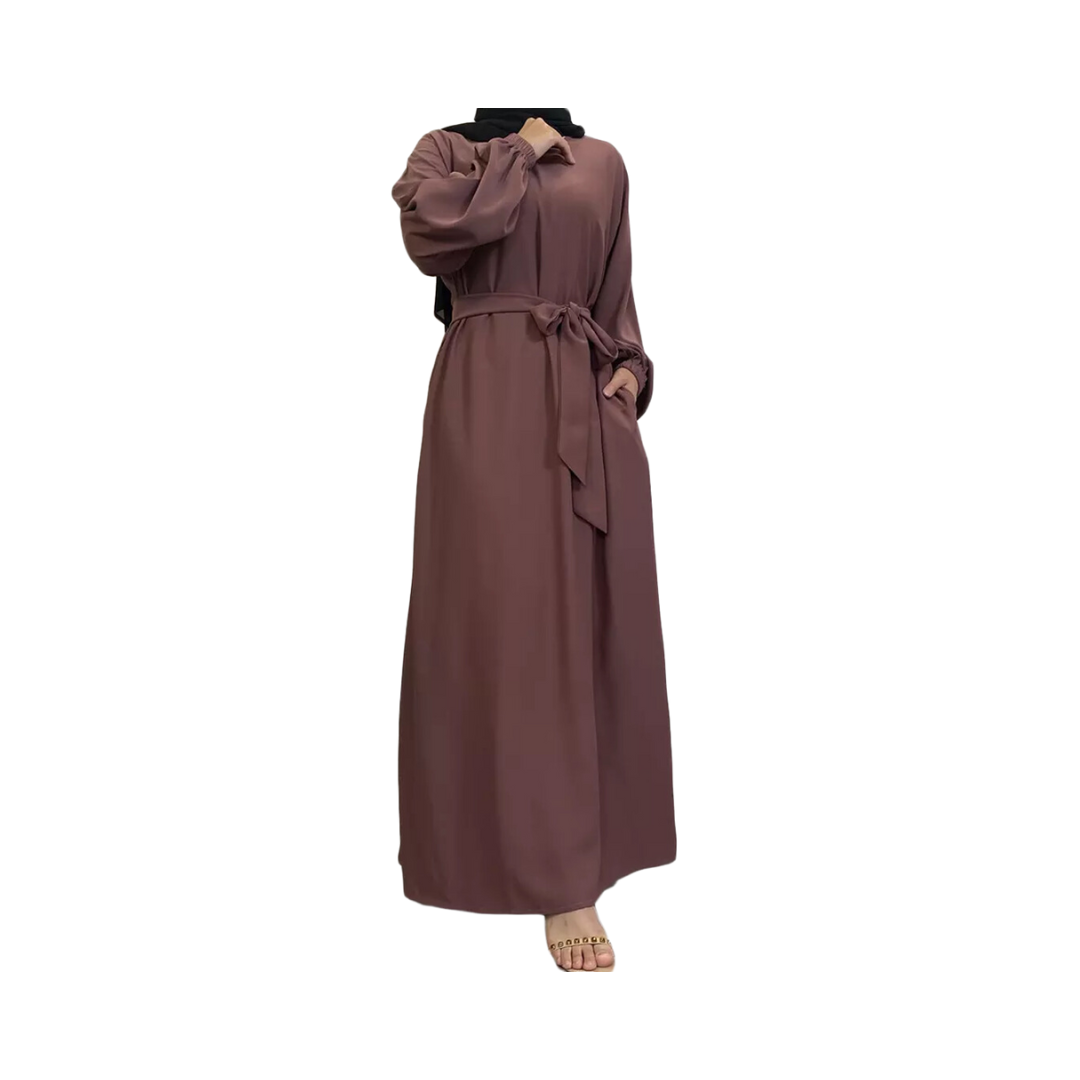 Coffee Lina Abaya - Modest Maternity