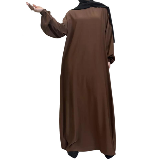 Coffee Lina Abaya - Modest Maternity