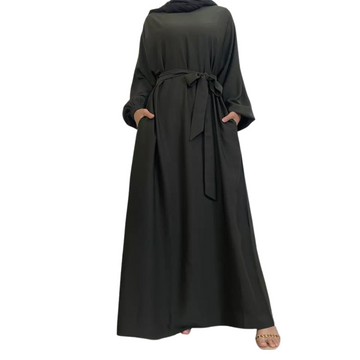 Khaki Lina Abaya - Modest Maternity