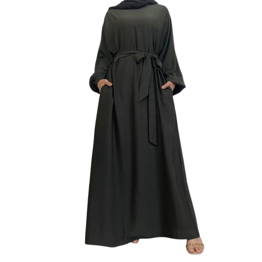 Khaki Lina Abaya - Modest Maternity